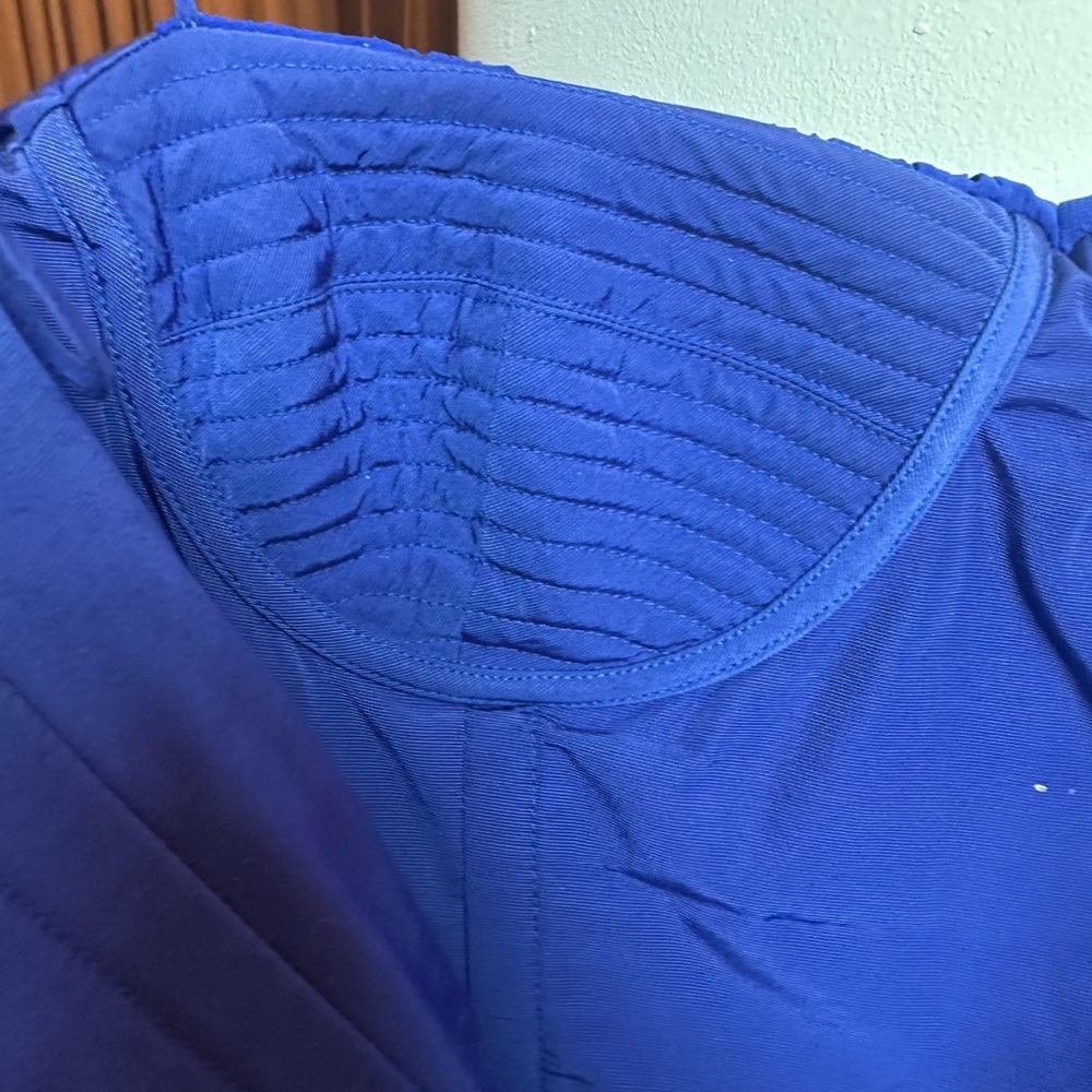 Piazza Sempione Royal Blue Pleated Dress | Italian Luxury | Elegant - Picture 3 of 14